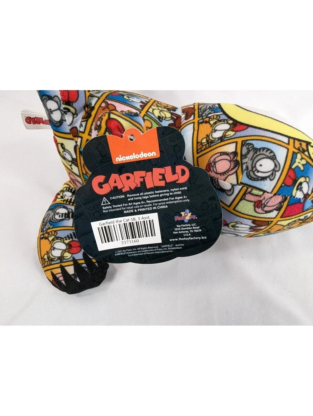 Toy Factory 3pc Garfield Odie Pookie Plush Set 2021 Comic Strip Pattern 12 Inch - Picture 10 of 15